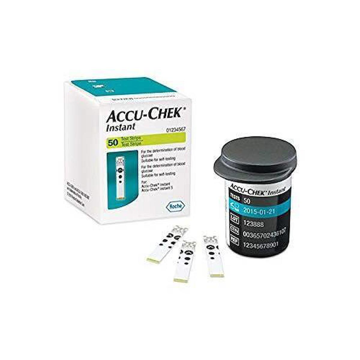 Accu-Chek İnstant Şeker Ölçüm Stribi 1 Kutu