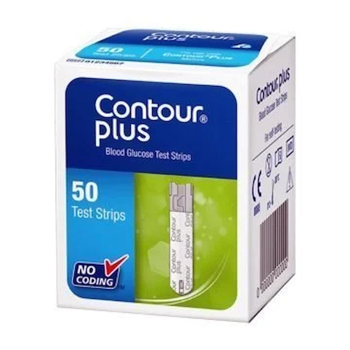 Contour PLUS Kan Şekeri Ölçüm 50 Adet Stribi