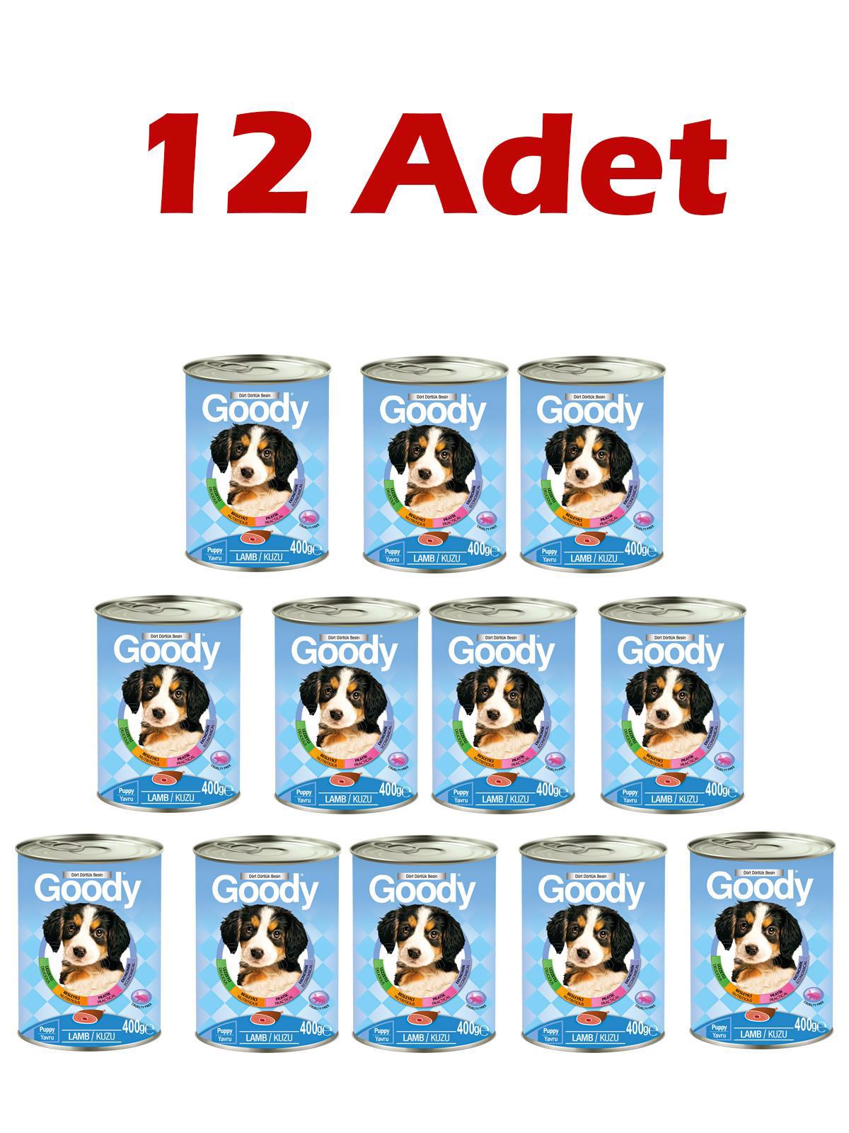 Goody Kuzu Etli Yavru Köpek Konservesi 400 Gr 12 Adet