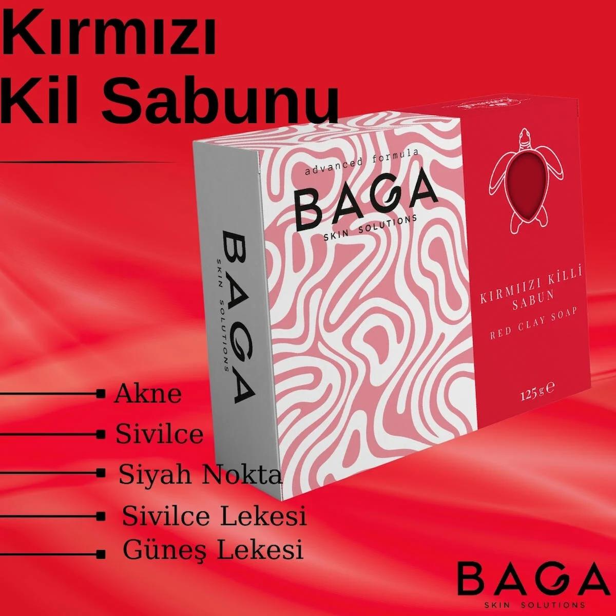 Baga Kırmızı Killi Sabun 125 Gr