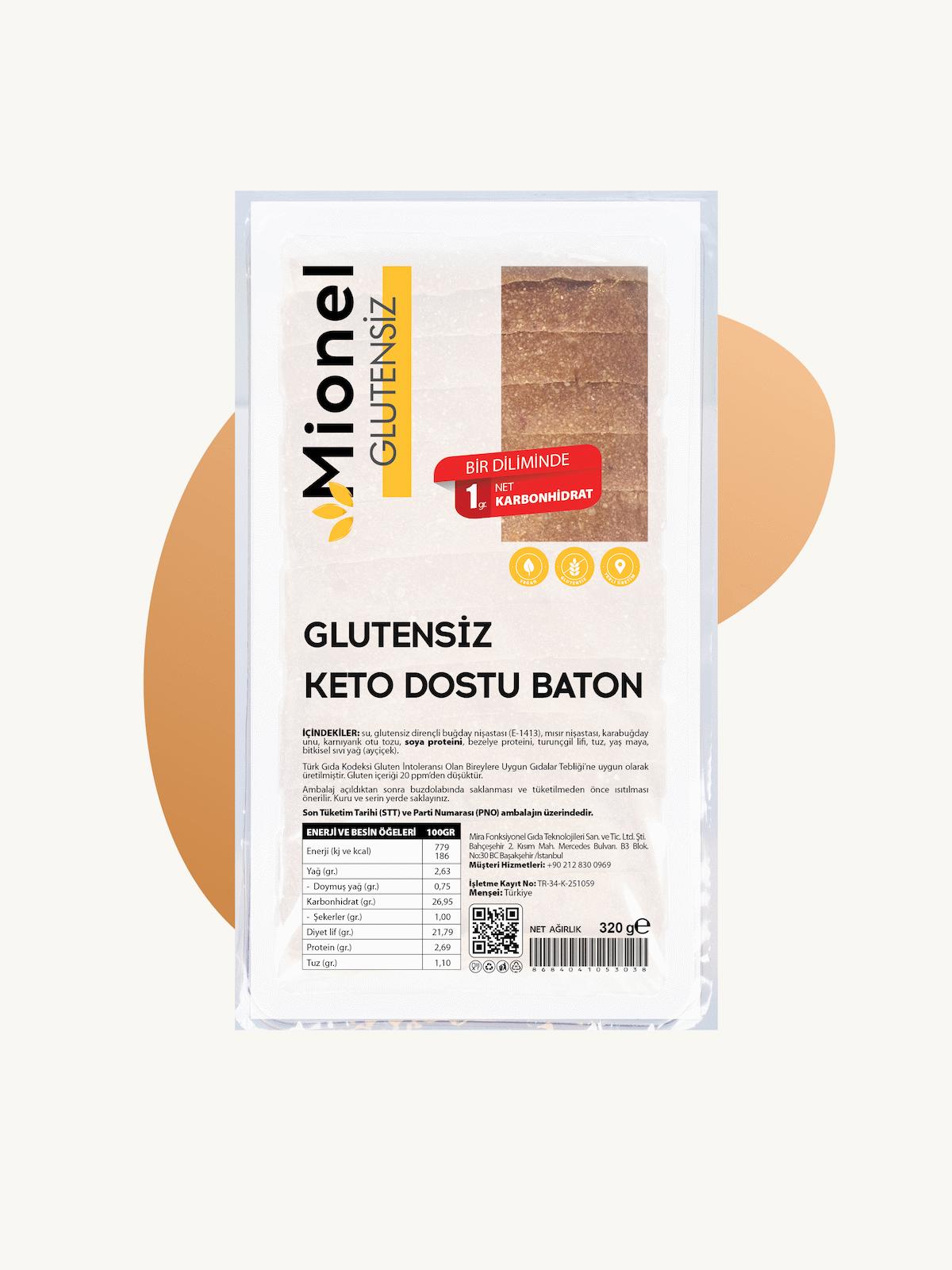 Glutensiz Keto Dostu Baton 320gr