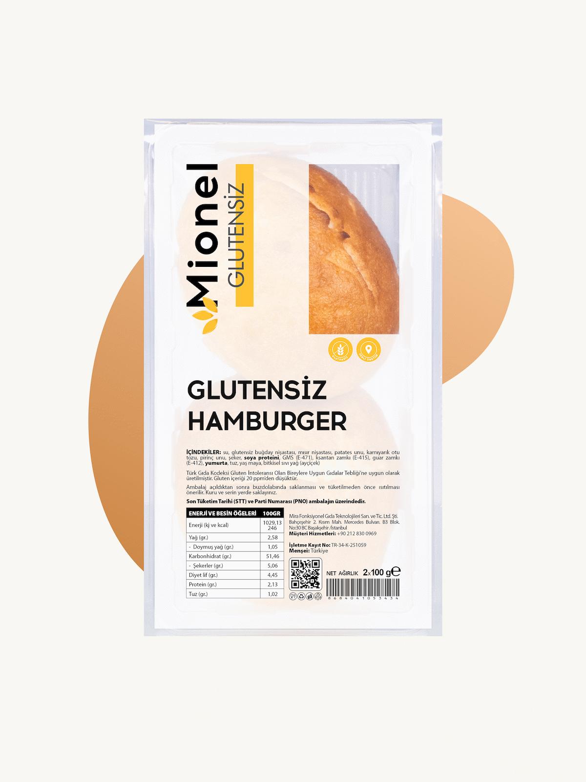 Glutensiz Hamburger 2*100gr