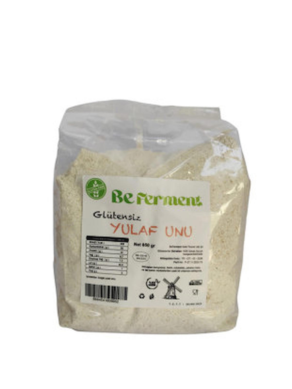 Beferment Glutensiz Yulaf Unu 650 g