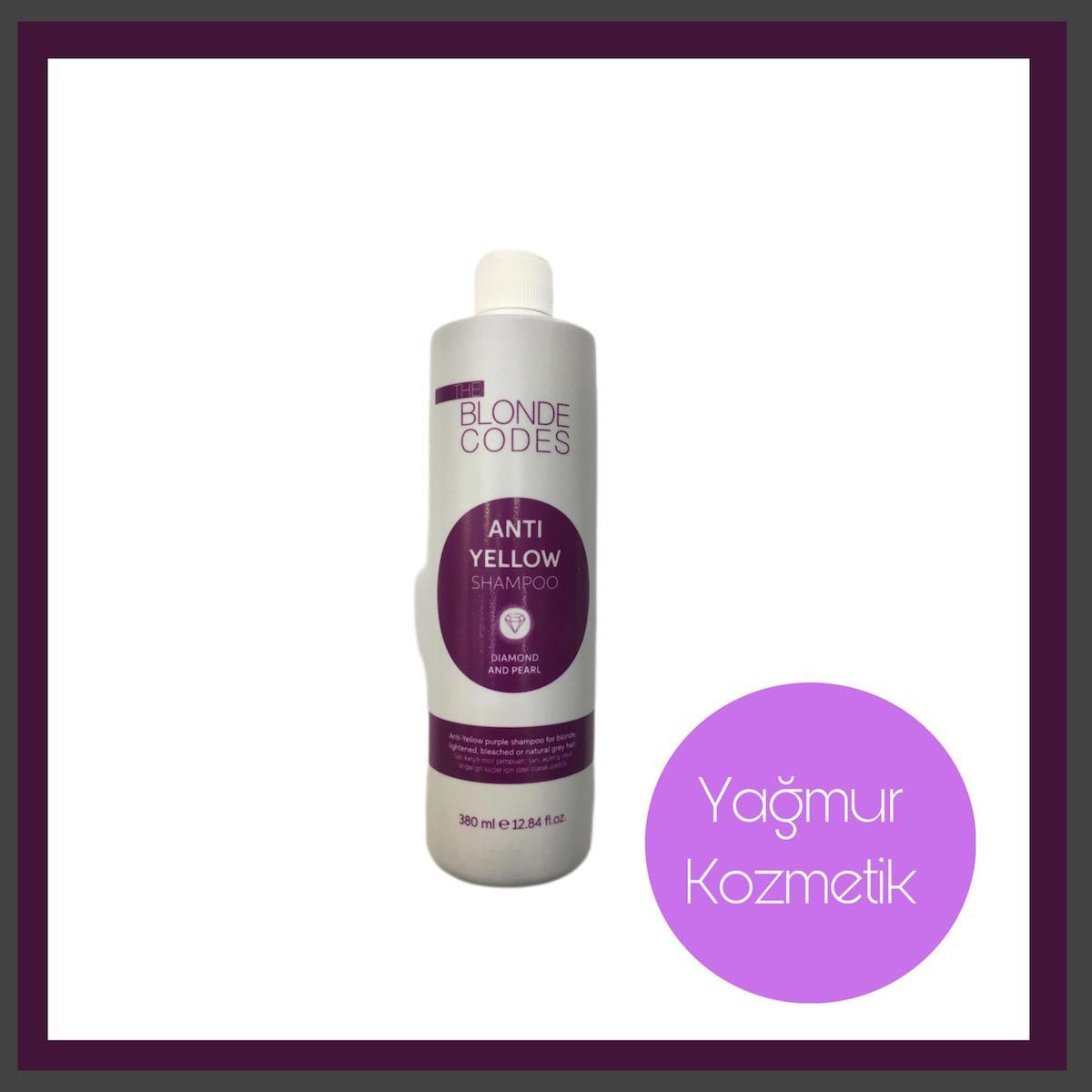 codes Bonde  Anti yellow Gri saçlar İçin Mor Shampoo 1000ml,