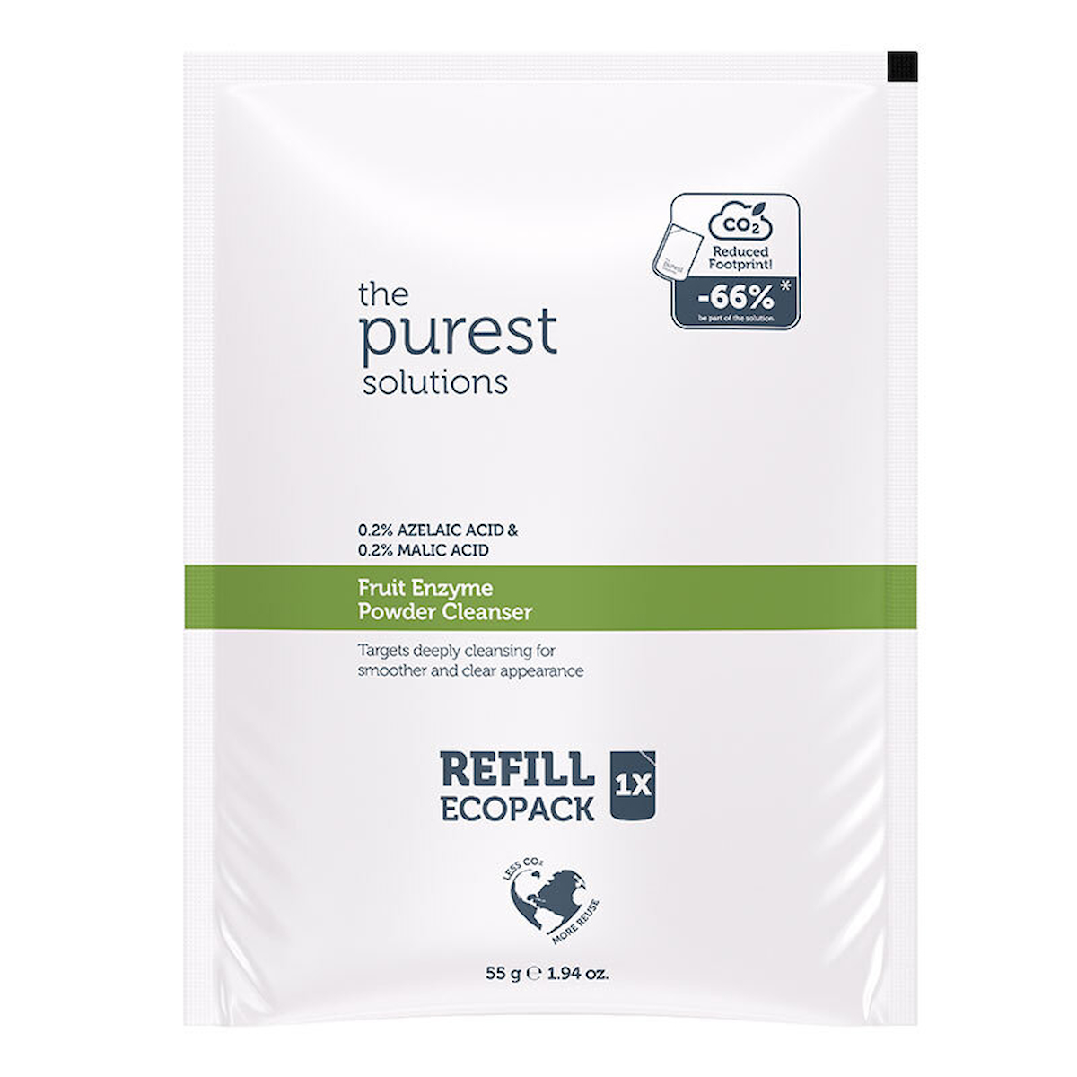 The Purest Solutions Fruit Enzyme Powder Cleanser 55 gr - Refill
