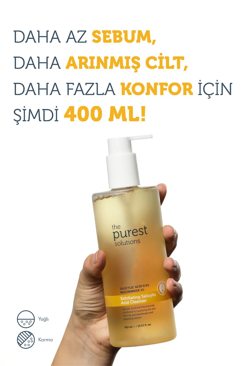 The Purest Solutions Sivilce ve Siyah Nokta Karşıtı Arındırıcı Temizleme Jeli 400 ml
