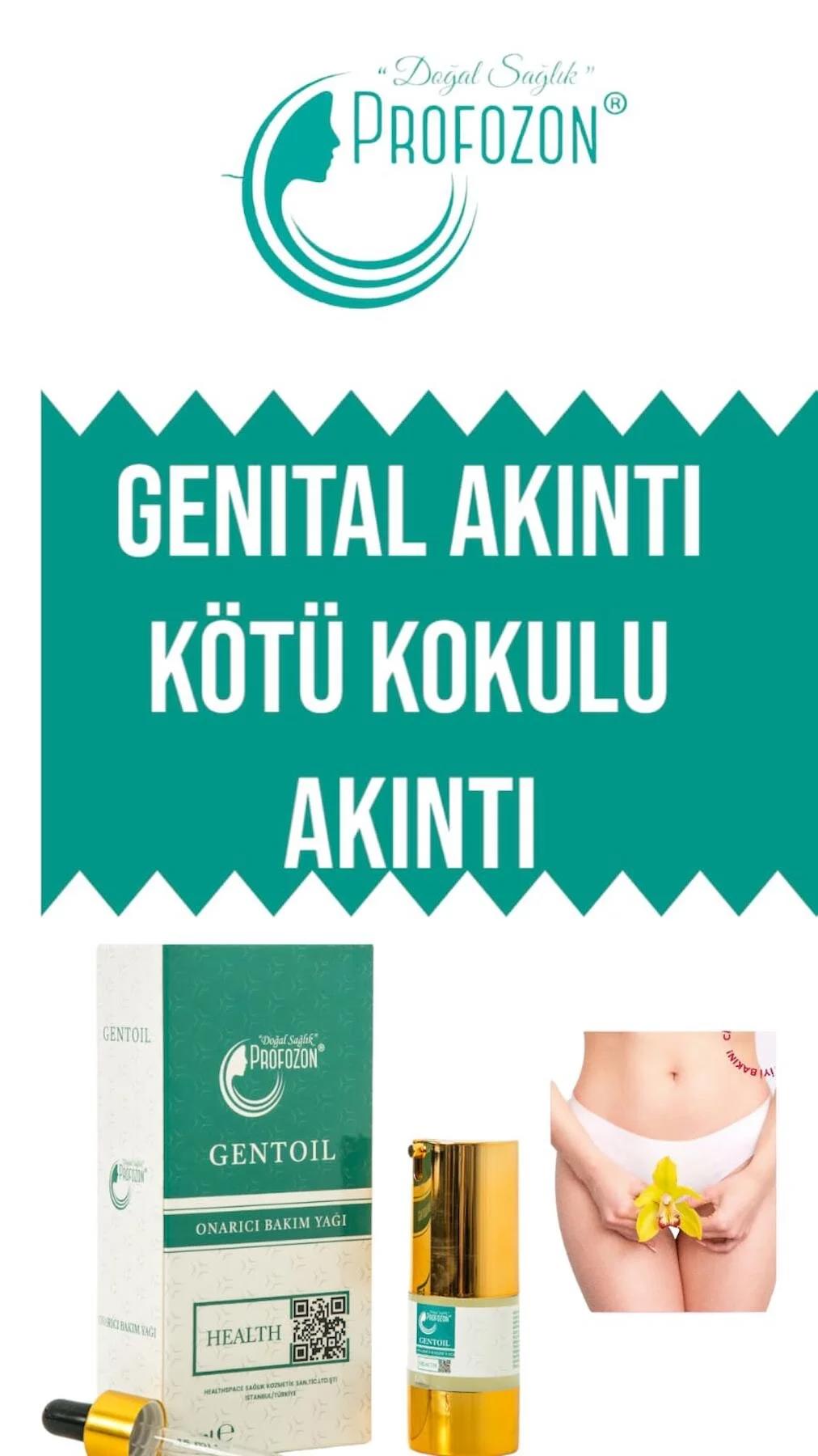 Profozon genital akıntı koku özel bölge(bikini) kararması vajinal mantar kremi ozon yağı formülü