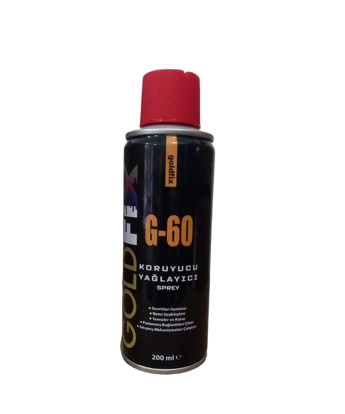 Goldfix G-60  Koruyucu Pas Sökücü Ve Yağlayıcı Sprey 200ml