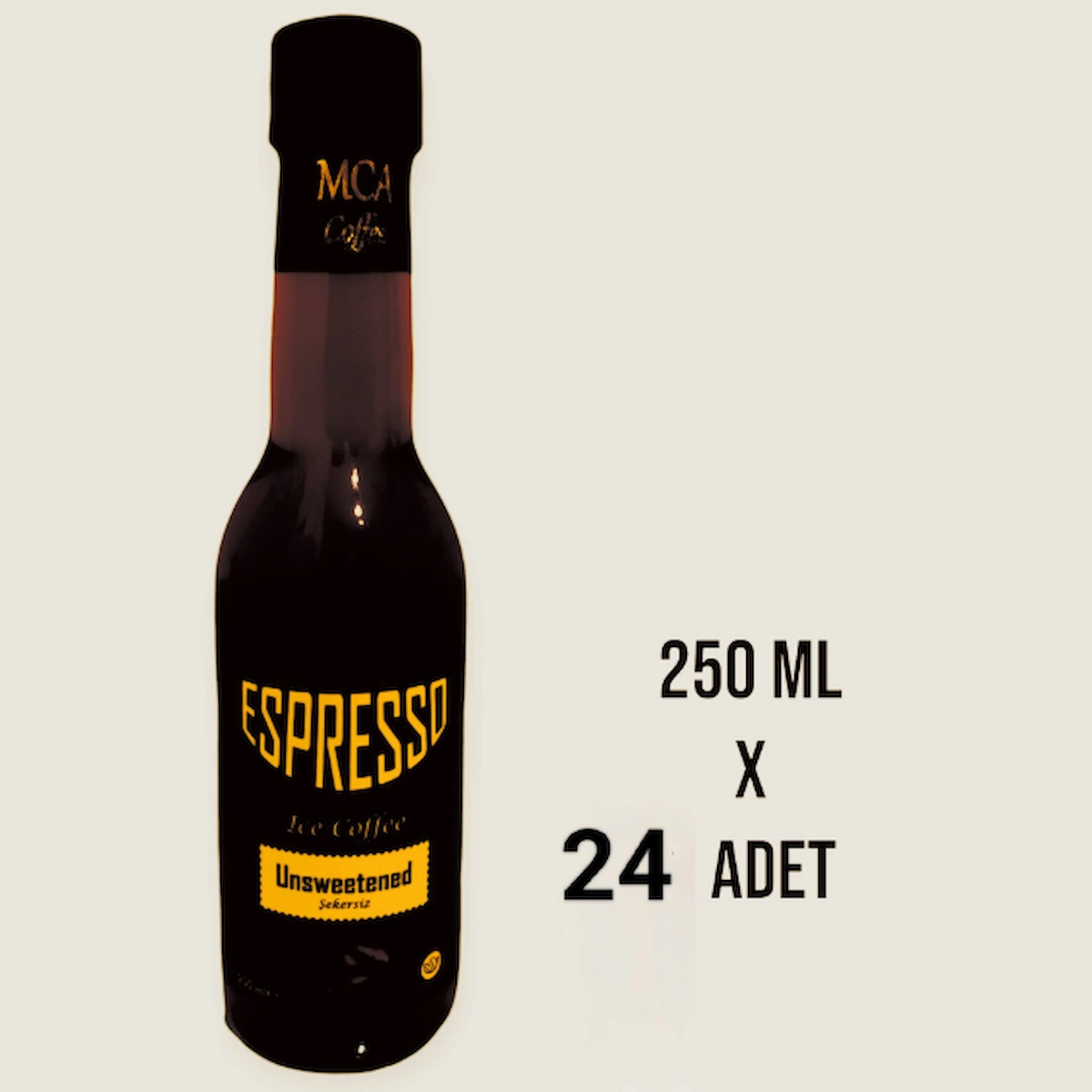 ESPRESSO SOĞUK KAHVE (ŞEKERSİZ) 250 ML x 24 adet