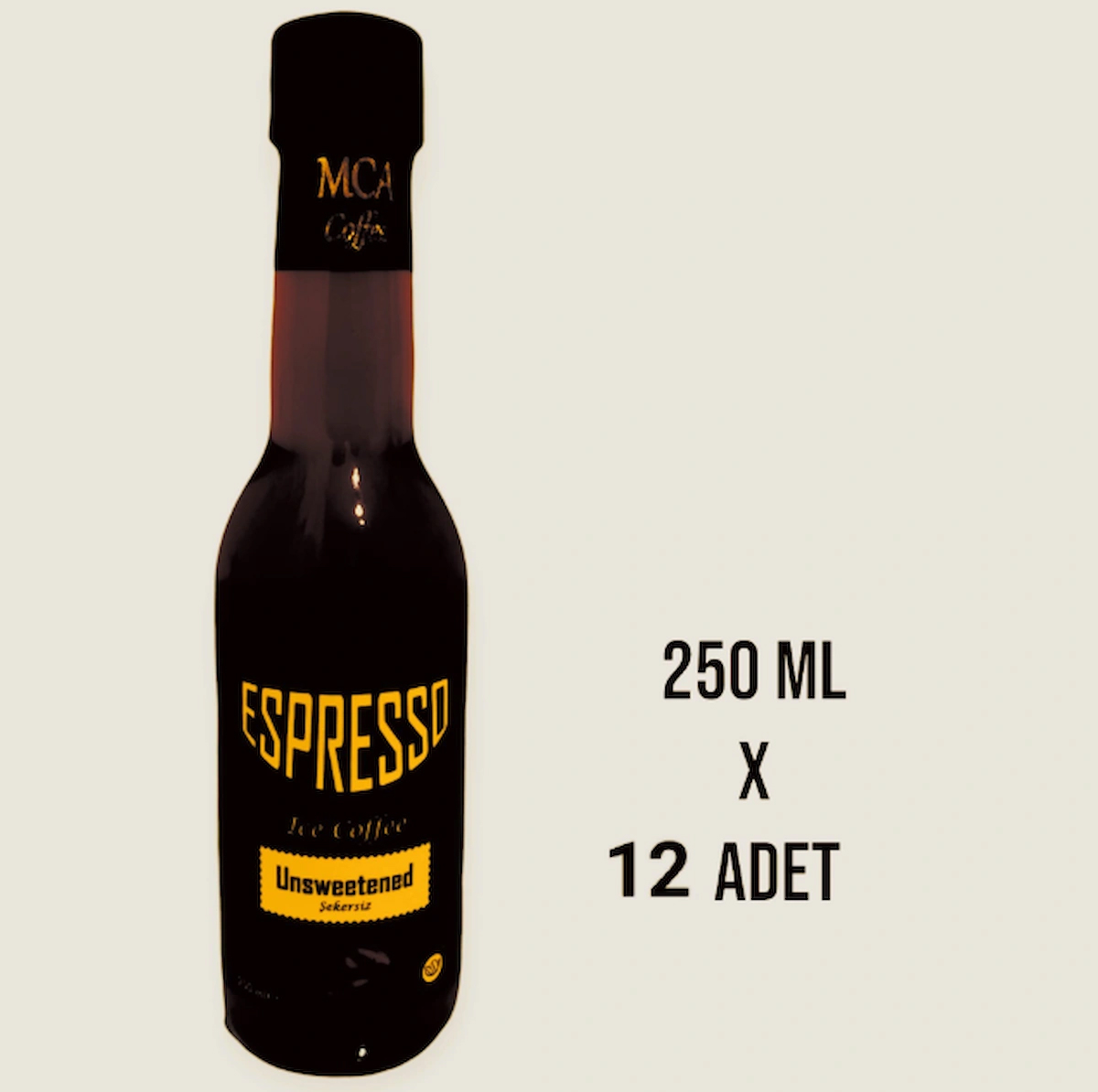 ESPRESSO SOĞUK KAHVE (ŞEKERSİZ) 250 ML x 12 adet