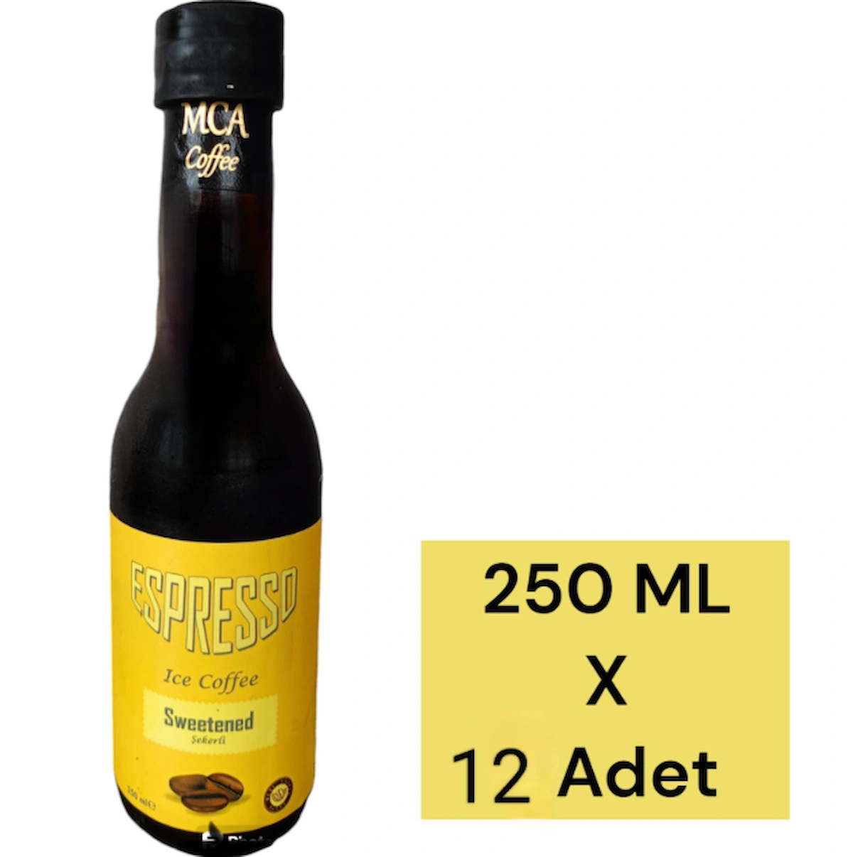 ESPRESSO SOĞUK KAHVE (ŞEKERli klasik) 250 ML x 12 adet