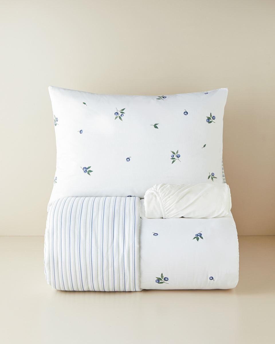 Berryscus Kolay Ütülenir Çarşaflı Tek Kişilik Nevresim Takımı 160x220 cm Mor