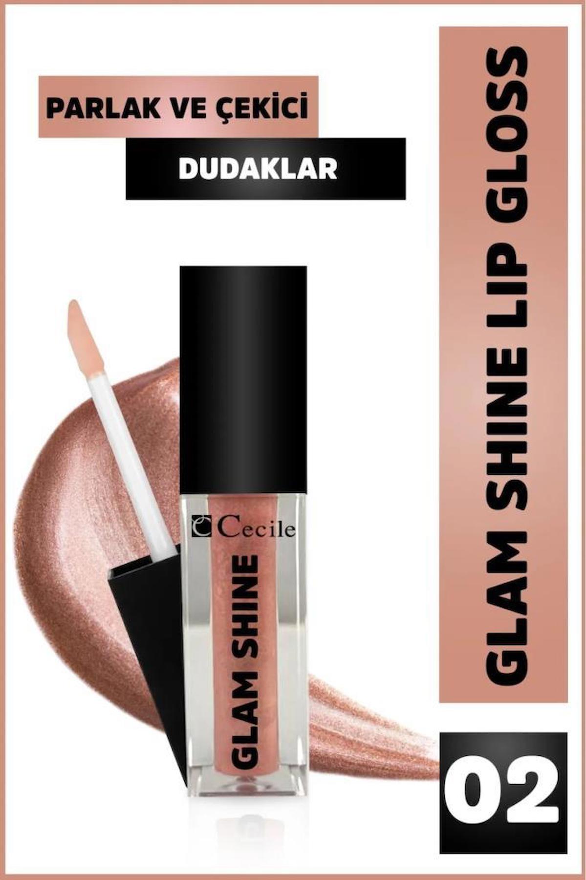 Cecile Glam Shine Dudak Parlatıcısı 02