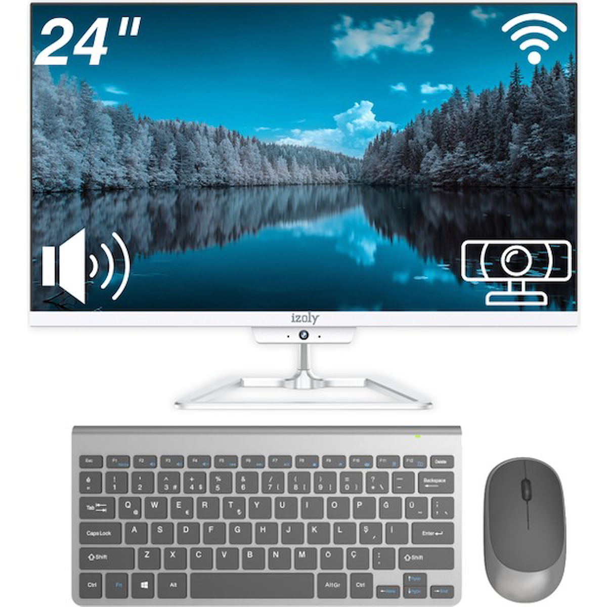 Izoly A7015 i7-2600 16GB RAM 256B SSD 24″ All In One Bilgisayar