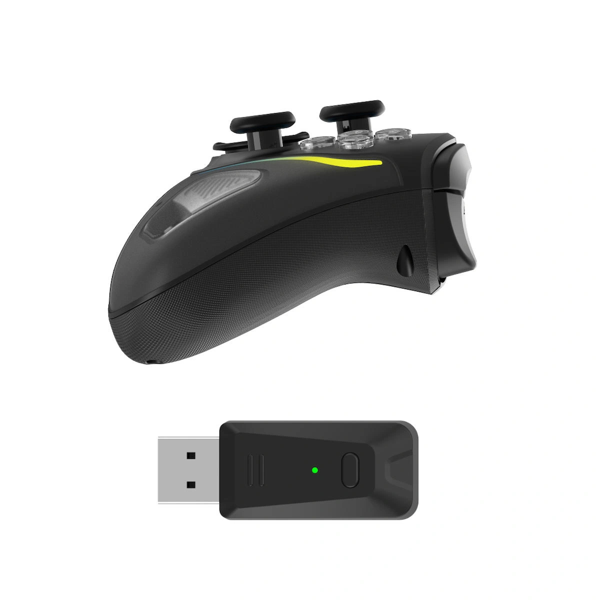 Claw’s Tactical Combat 2.4 Ghz/bt Çift Kablosuz Mod – Rgb Şarj Standı – Mikro Switch – Harici Makro Tuşu – Hall 3D – Titreşimli – Turbo Modu – 18 Tuşlu Gamepad