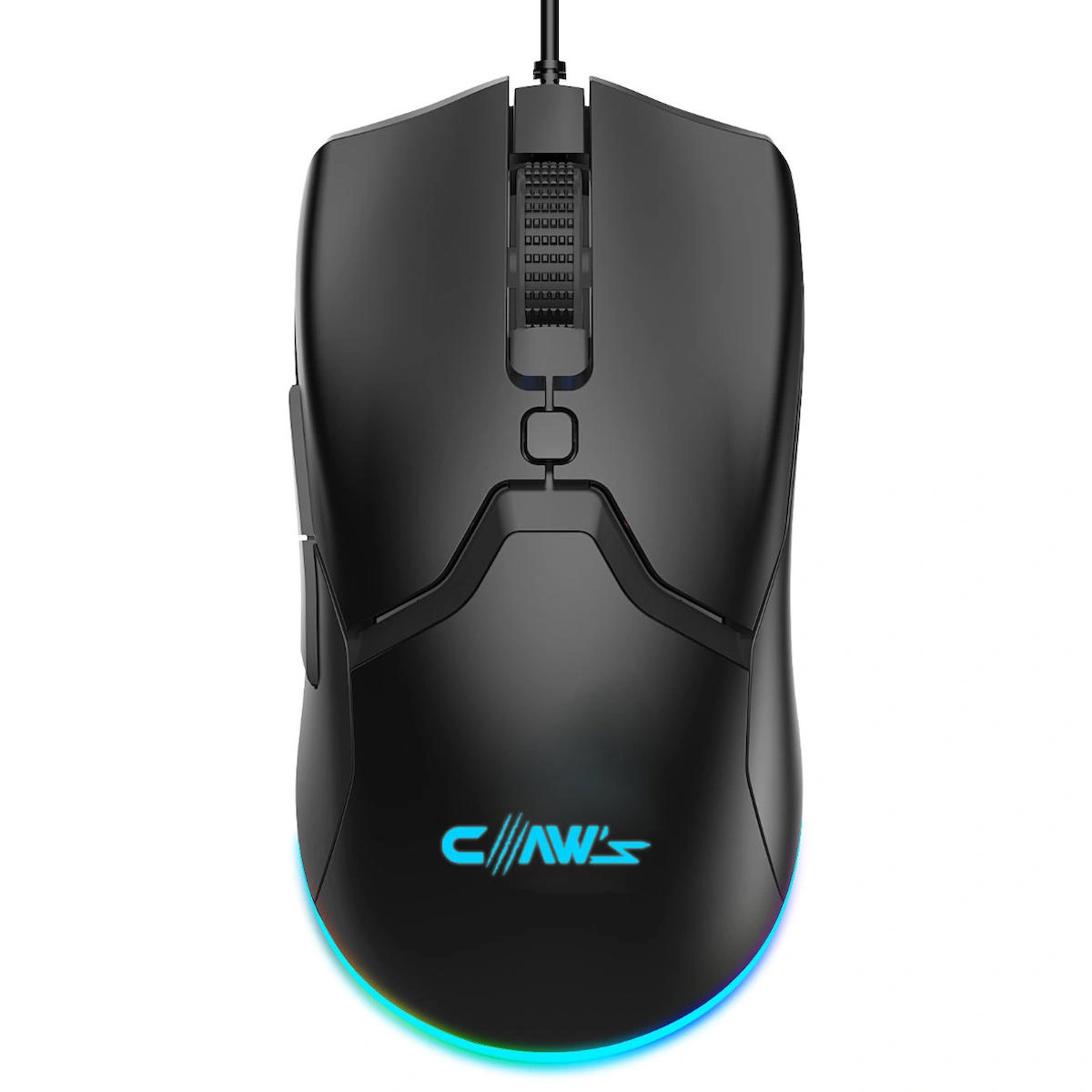 Claw’s Cerberus Pixart PAW3519 Sensörlü 4200 Dpi Wide Rgb Özel Abs Doku Kablolu Gaming Mouse – Siyah