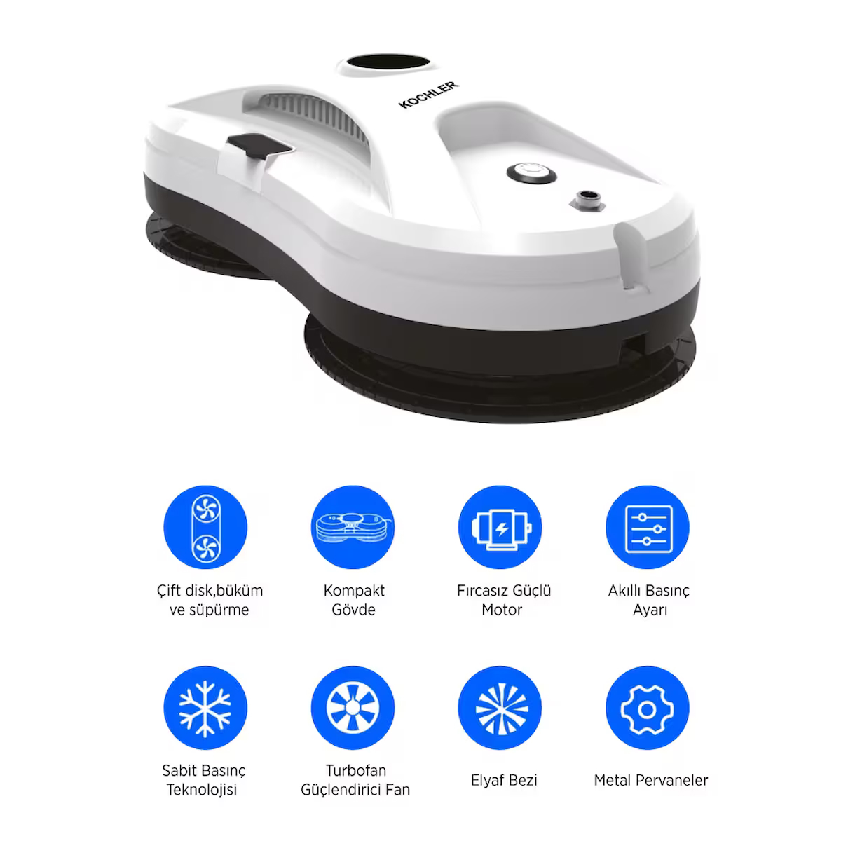 Akıllı Cam Silme Robotu – Vakumlu Cam Silme – Cam Temizleme Robotu