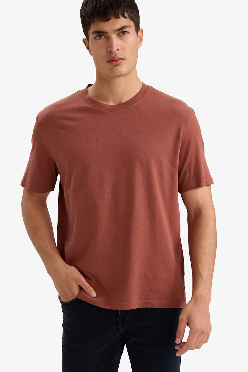DeFacto NEW REGULAR FIT %100 Pamuk Basic Tişört V7699AZ26SPBN496