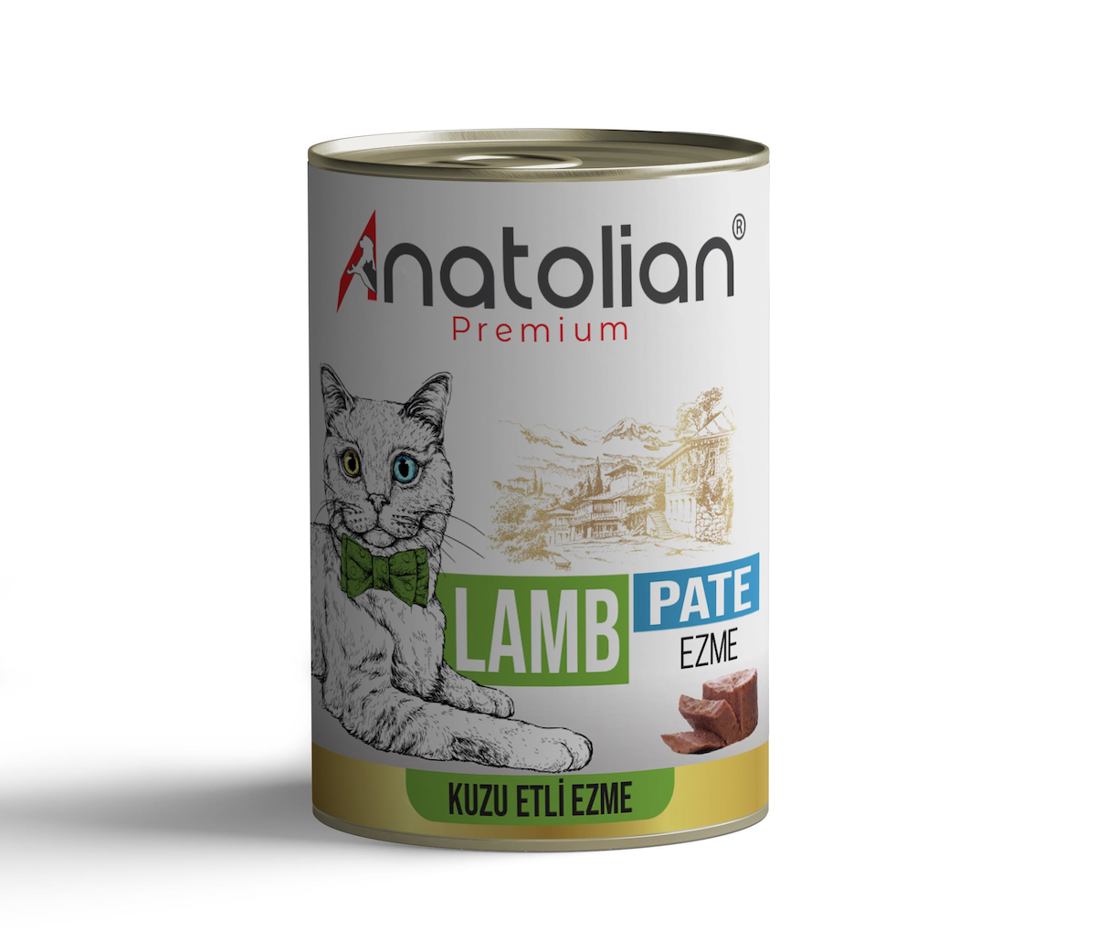 Anatolian Premium Adult Lamb Pate Kuzulu Yetişkin Ezme Kedi konservesi 400 gr 