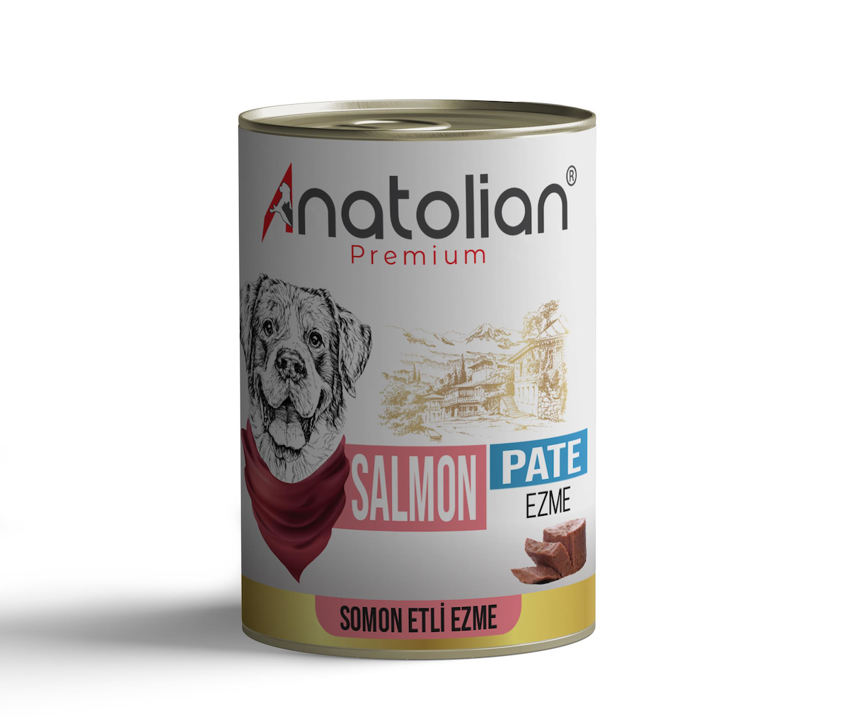 Anatolian Premium Adult Salmon Pate Yetişkin Somonlu Ezme Köpek konservesi 400 gr