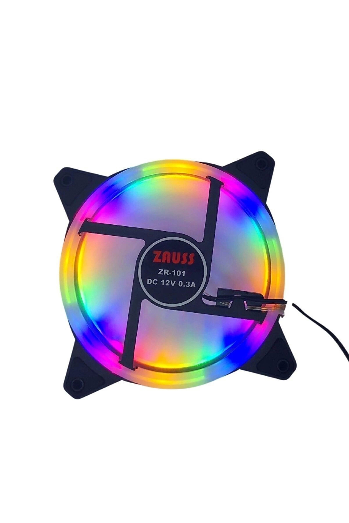 Pl-9906 12cm Kasa Içi Rgb Rainbow Işıklı Fan