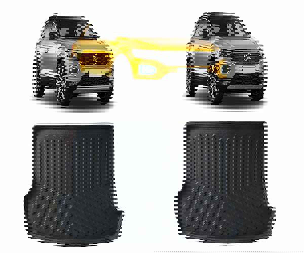 Rizline Volkswagen  T-Roc Üst Konum   3D Bagaj Havuzu Siyah