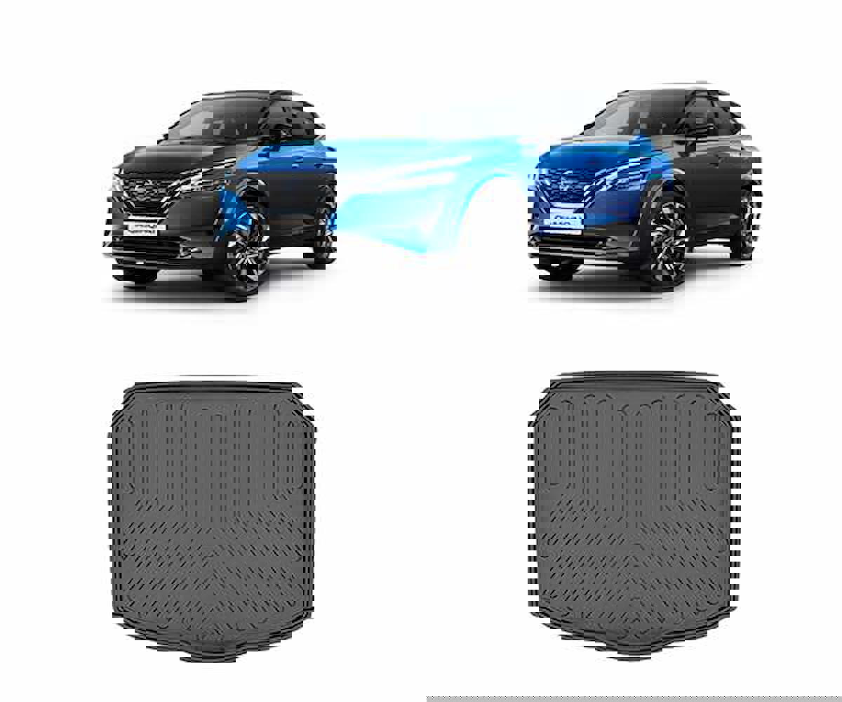 Rizline Nissan Qashqai 2022 ve  Sonrası Alt Konum  3D Bagaj Havuzu Siyah