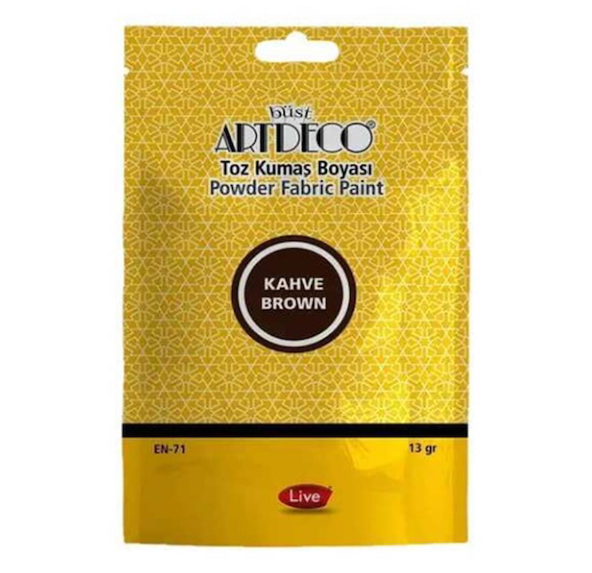 Artdeco Toz Kumaş Boyası 13Gr Kahverengi - 2 adet