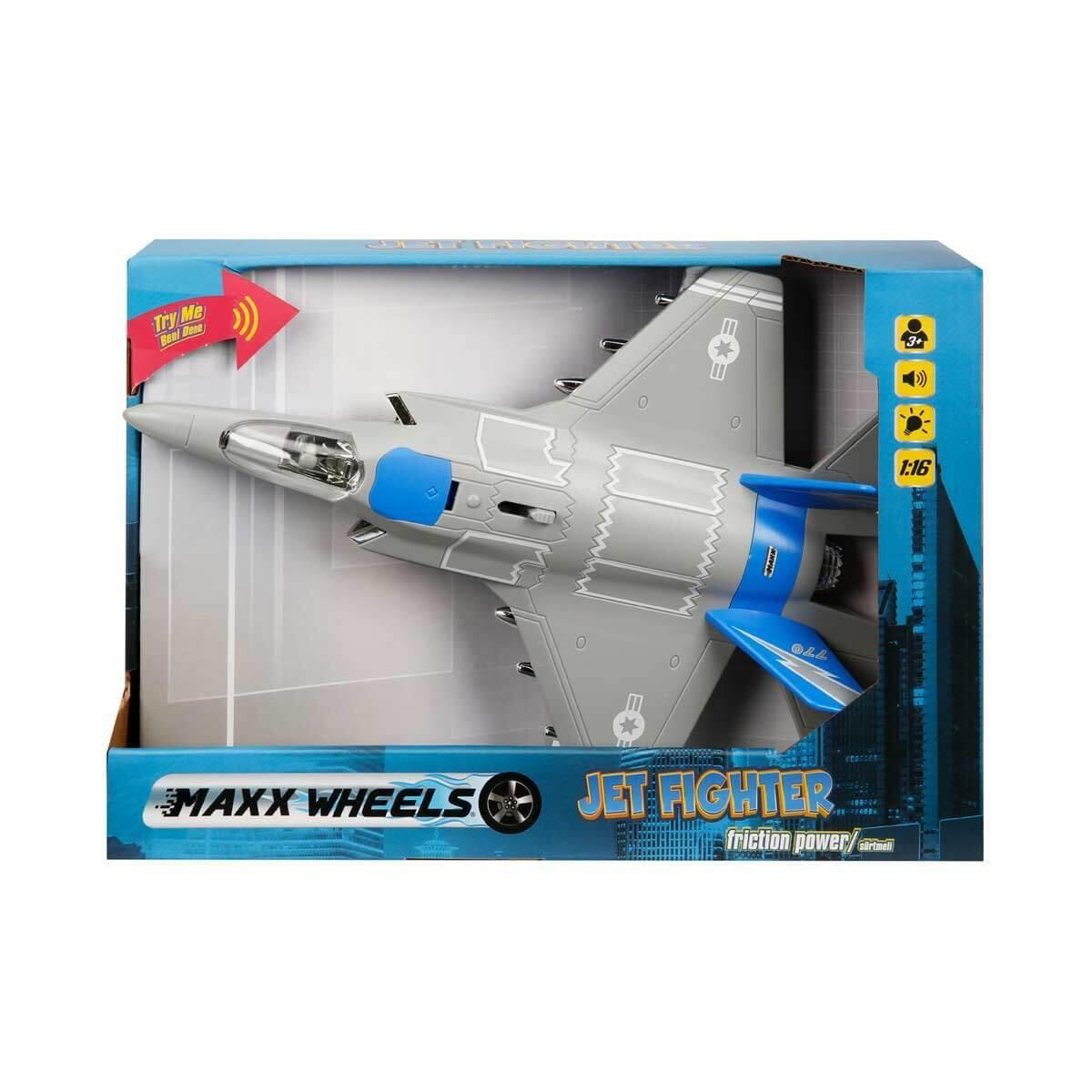 02321 1:16 Maxx Wheels Sesli ve Işıklı Jet Fighter FABBATOYS