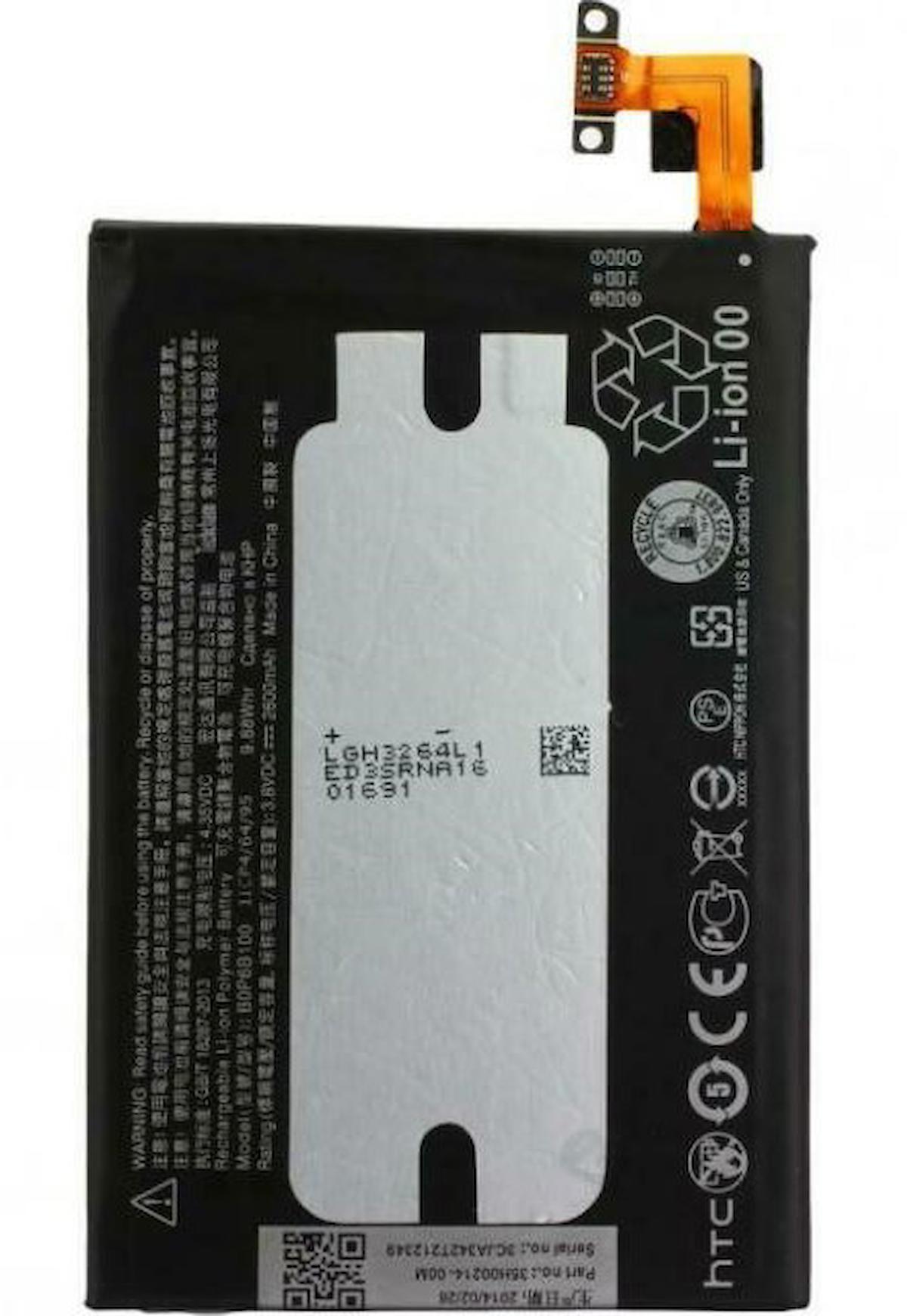 Htc One E8 B0P6B100 Batarya Pil 2600 Mah