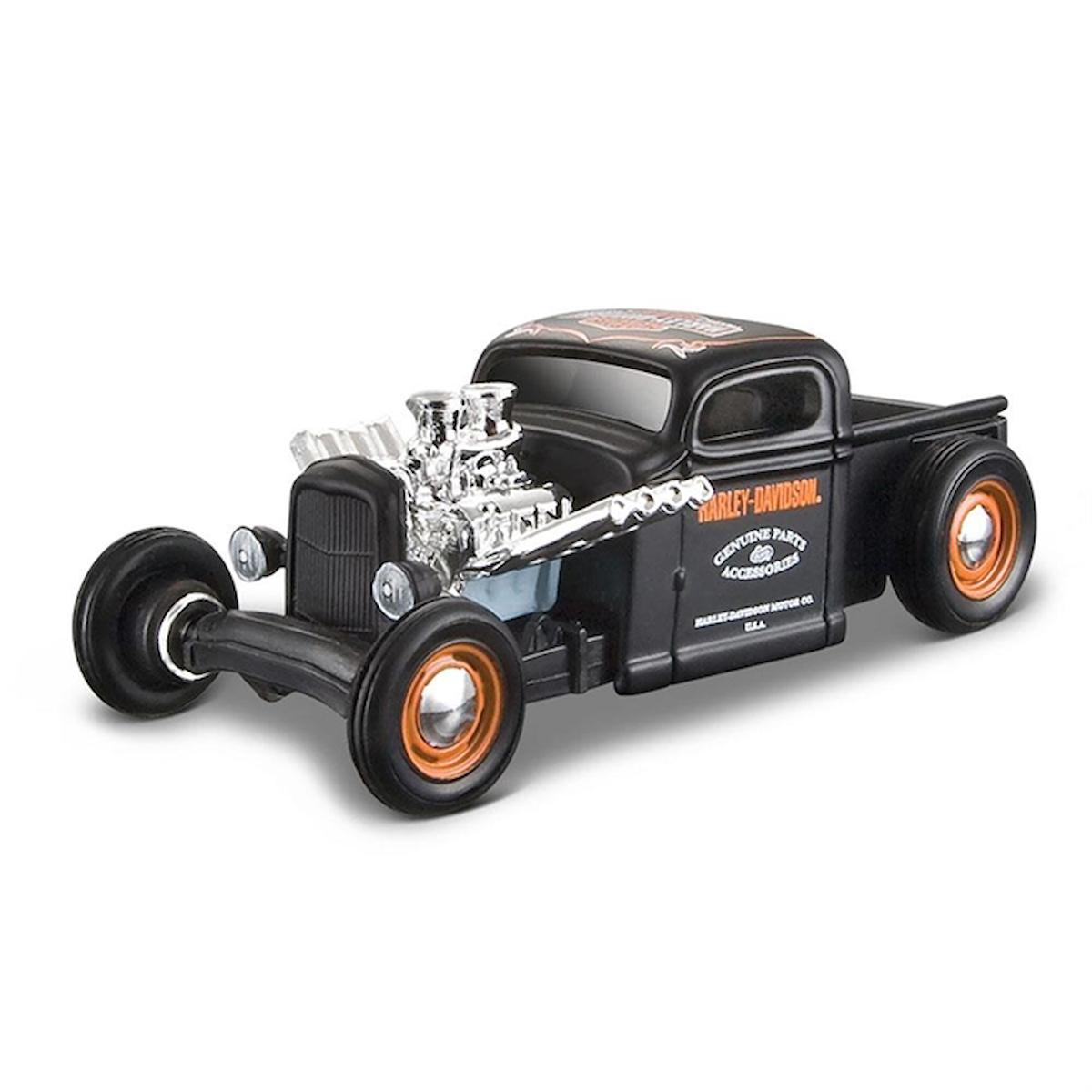 Harley Davidson Custom Cars 1936 Chevy PickUp 1:64 Ölçek Model