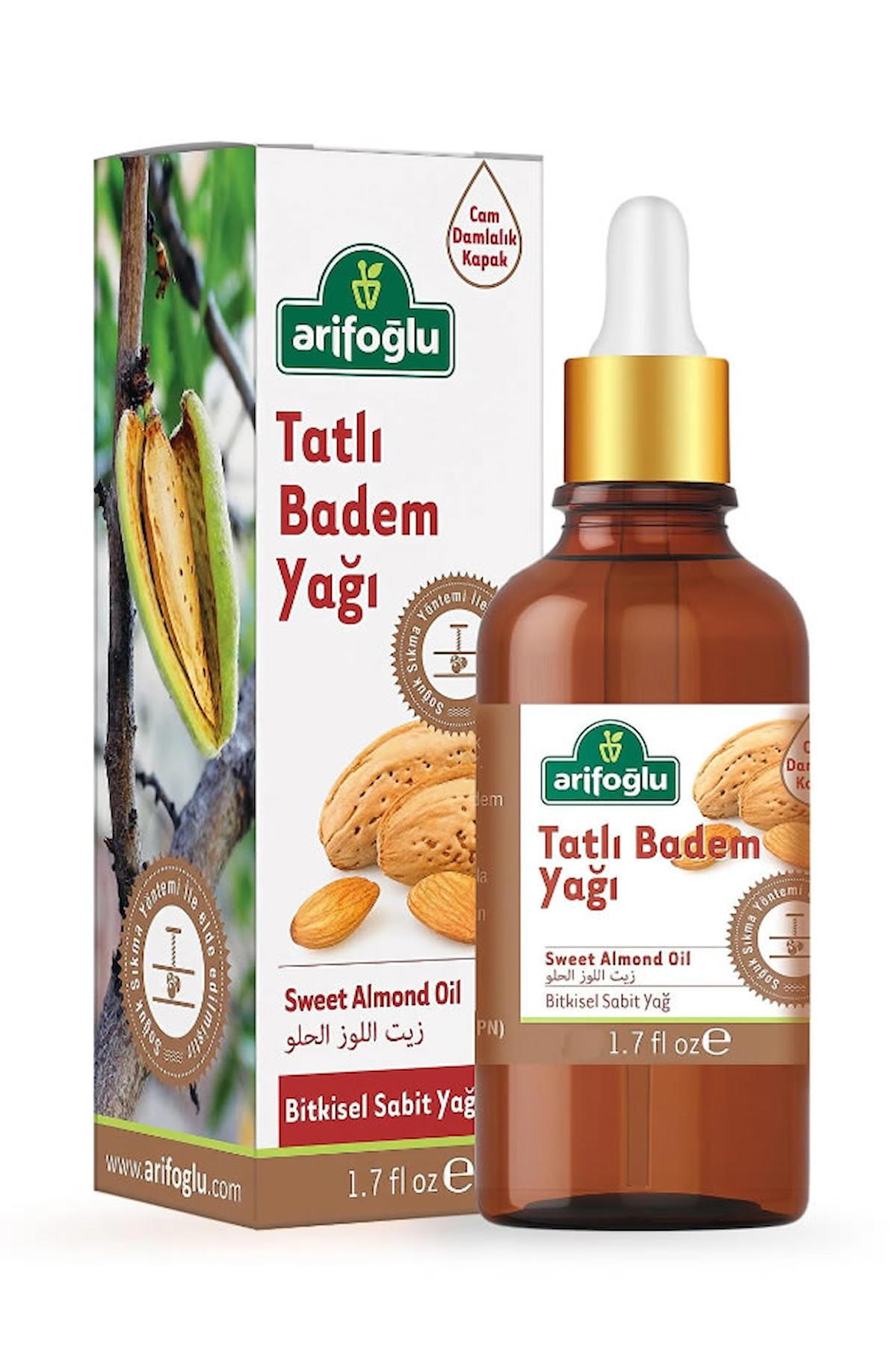 Arifoğlu Tatlı Badem Yağı 50 Ml