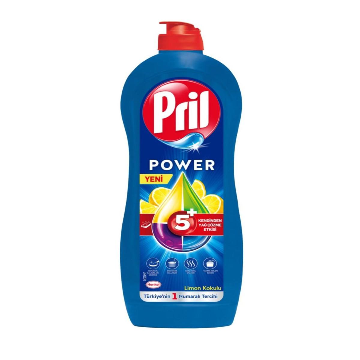 Pril Power 5+ Sıvı Elde Yıkama Deterjanı 675 gr 