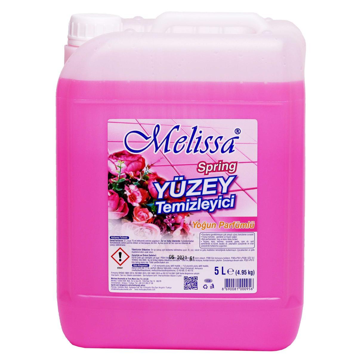 Melissa yüzey temizleme sıvısı 5 L Spring