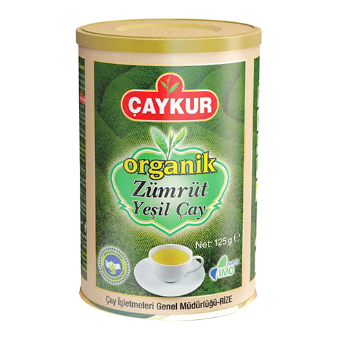 Çaykur Zümrüt Organik Dökme Yeşil Çay 125 gr 