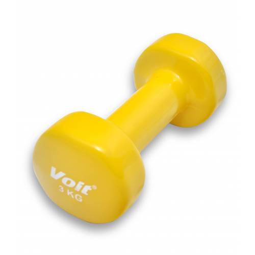 1VTASDB107/3K-045-SAR Voıt Db107 Dıppıng Dumbell 3Kg Sarı Pilates Sarı