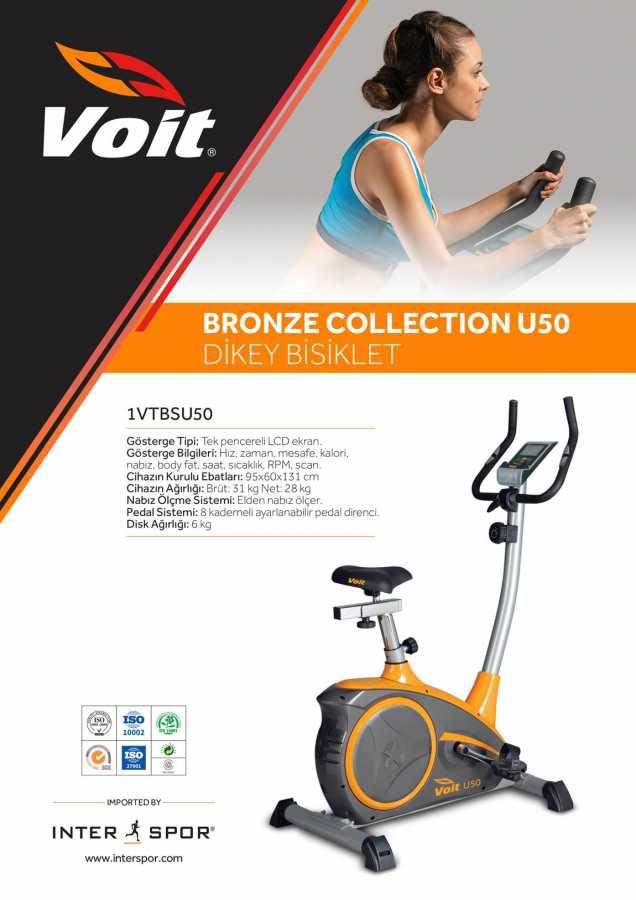 Voit U50 Bronze Collection Spin Bike Kondisyon Bisikleti Gri - Turuncu