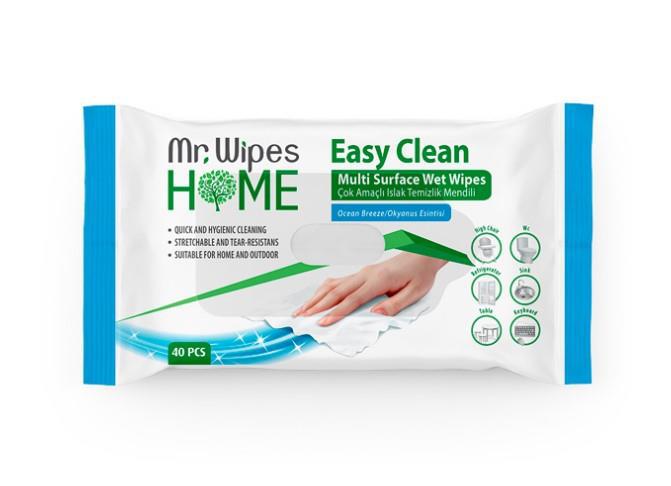 Farmasi Mr.Wipes Easy Clean Temizleme Mendili Okyanus Esintisi Kokulu 40 Adet