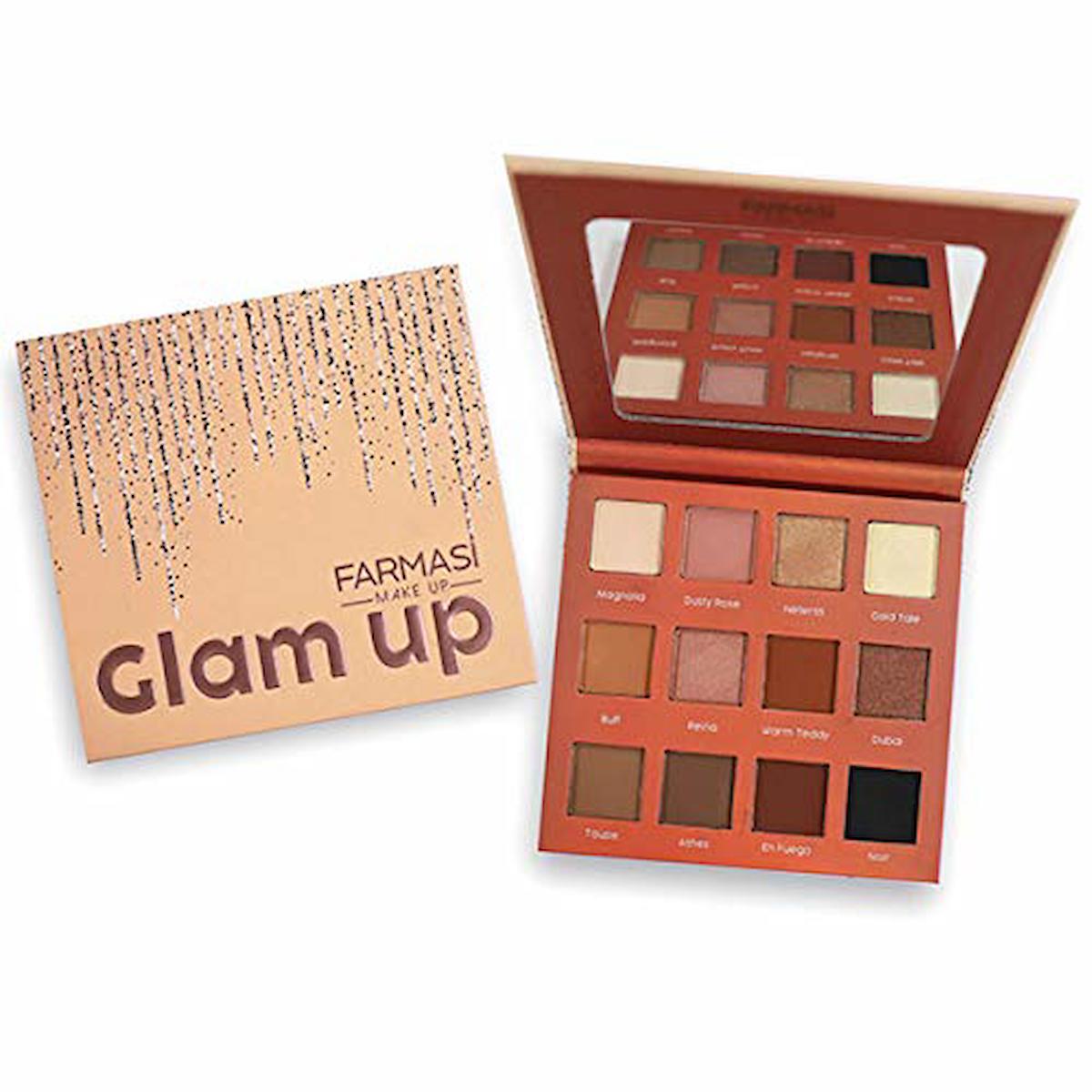 FARMASİ GLAM UP GÖZ FARI PALETİ 12 RENK 12 GR