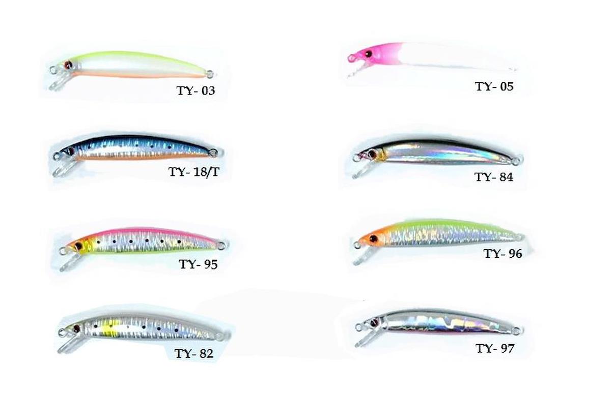 TURKO 70mm 3,8gr Kurşun Arkası Rapala Maket Balık