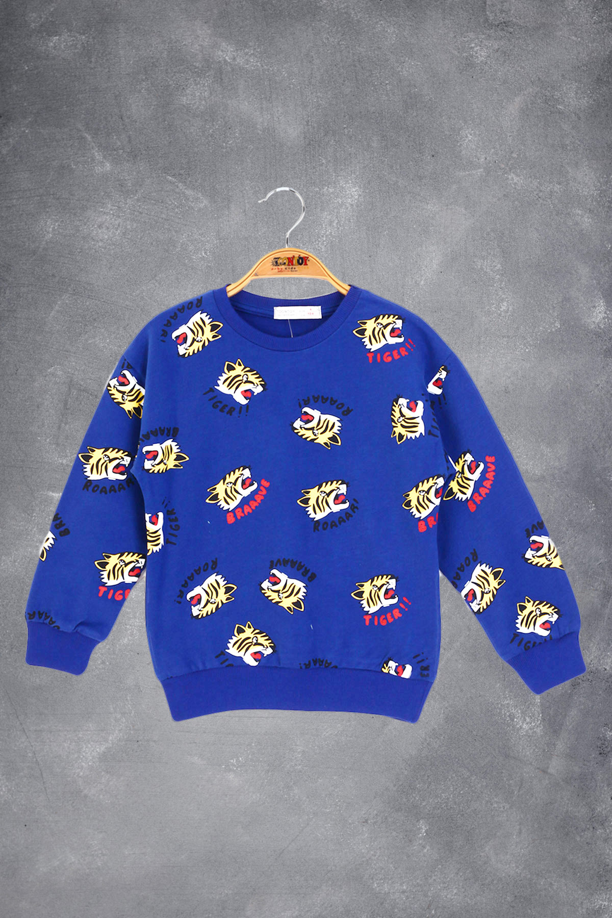 Toontoy Erkek Çocuk Tıger Baskılı Sweatshirt