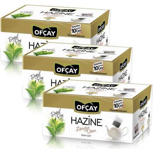 Ofçay Hazine Demlik Poşet Siyah Çay 15 gr 3x30'lu 