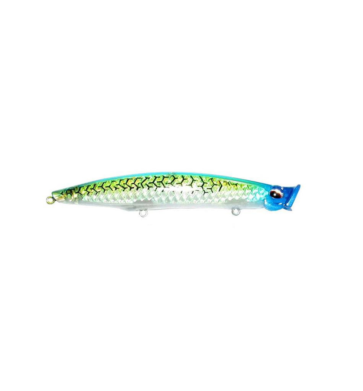 River Pop N Catch 3D 125 12.5cm 19gr Su Üstü Popper Yem