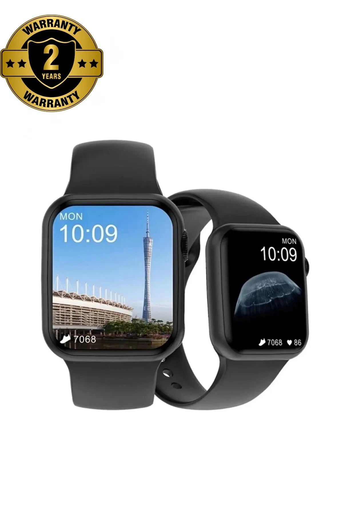 Su Geçirmez 45mm Simli Watch 7 Ios Android Sağlık Spor Sensörlü Bluetooth Aramalı Alarm Akıllı Saat