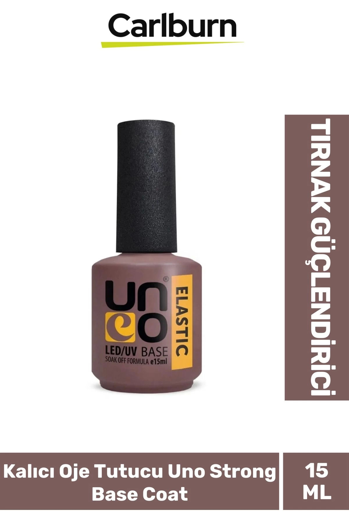 Tırnak Güçlendirici Elastik 48W Cihazlarda Kullanılan Kalıcı Oje Tutucu Uno Strong Base Coat 15 ml