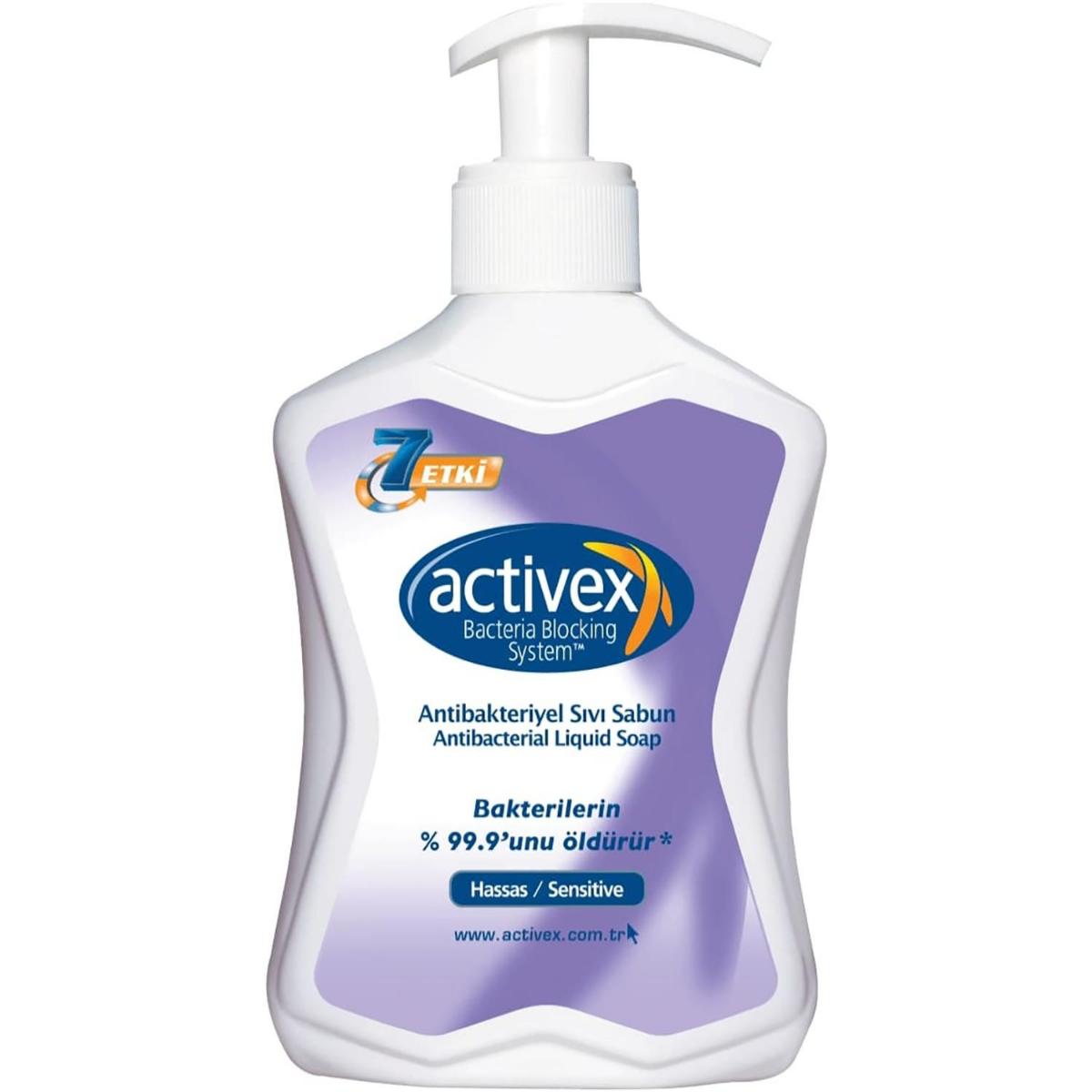 Activex Nemlendirici Antibakteriyel Bakım Sıvı Sabun 300 Ml