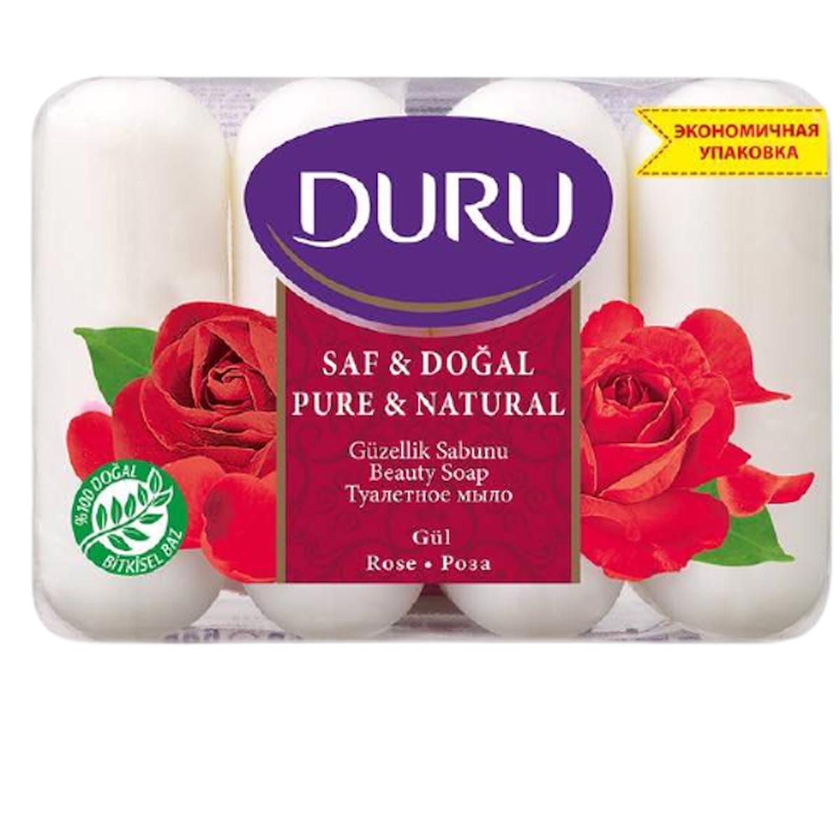 DURU SABUN SAF VE DOGAL 4*70 GR GUL