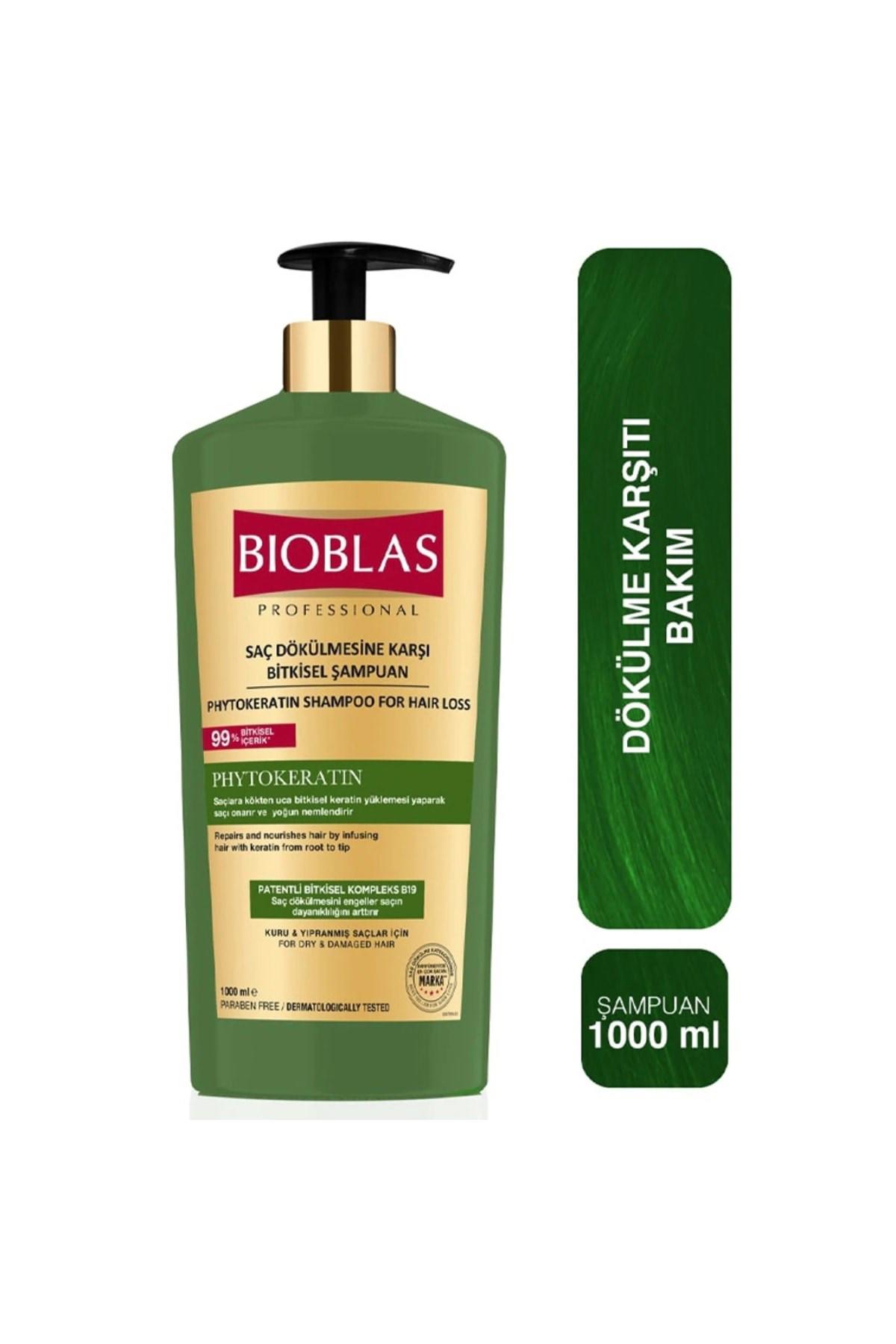 Bioblas Phytokeratin Onarıcı 1000 ml Şampuan Saç Dökülmesine Karşı