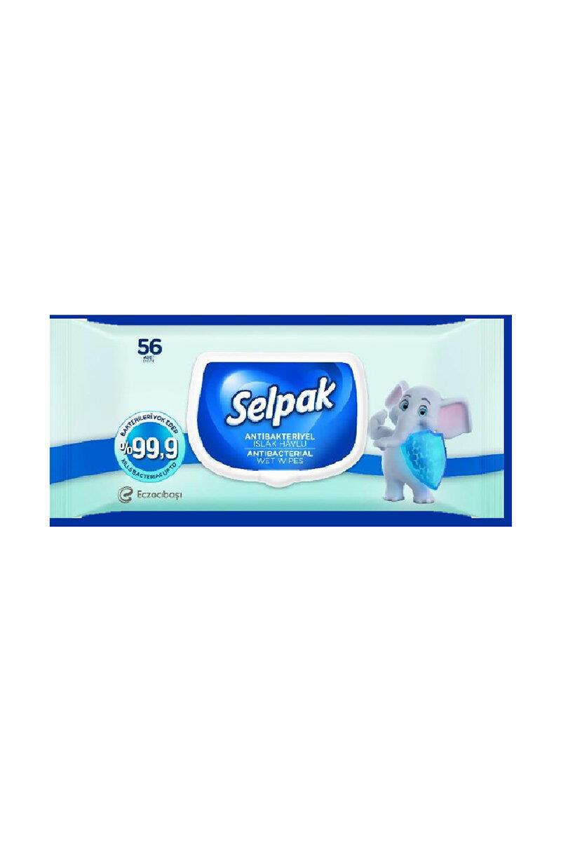 Selpak Antibakteriyel 56 Yaprak 1 Paket Islak Mendil