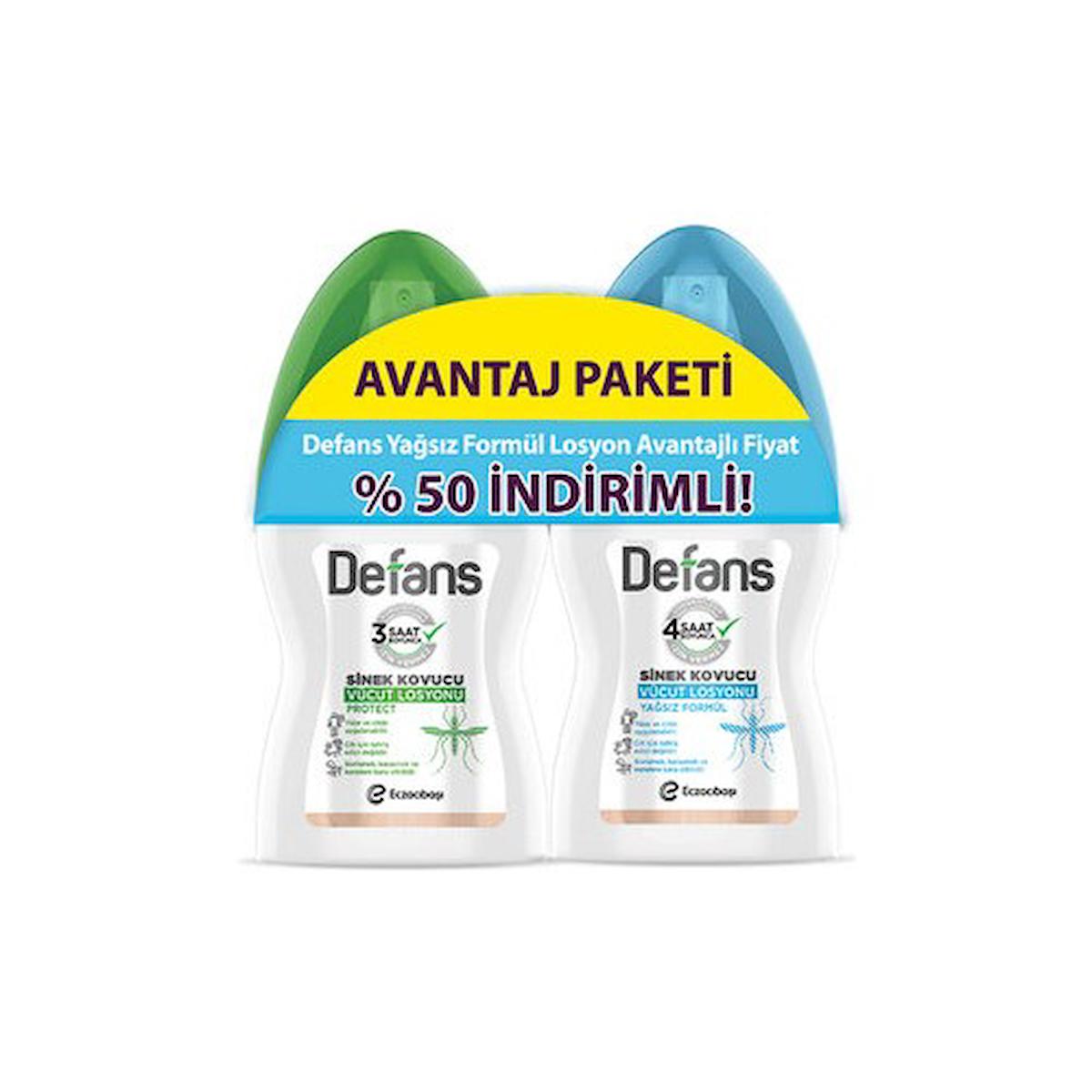 Defans Bitki Özlü 100 ml + Su Bazlı Losyon Set 100 ml